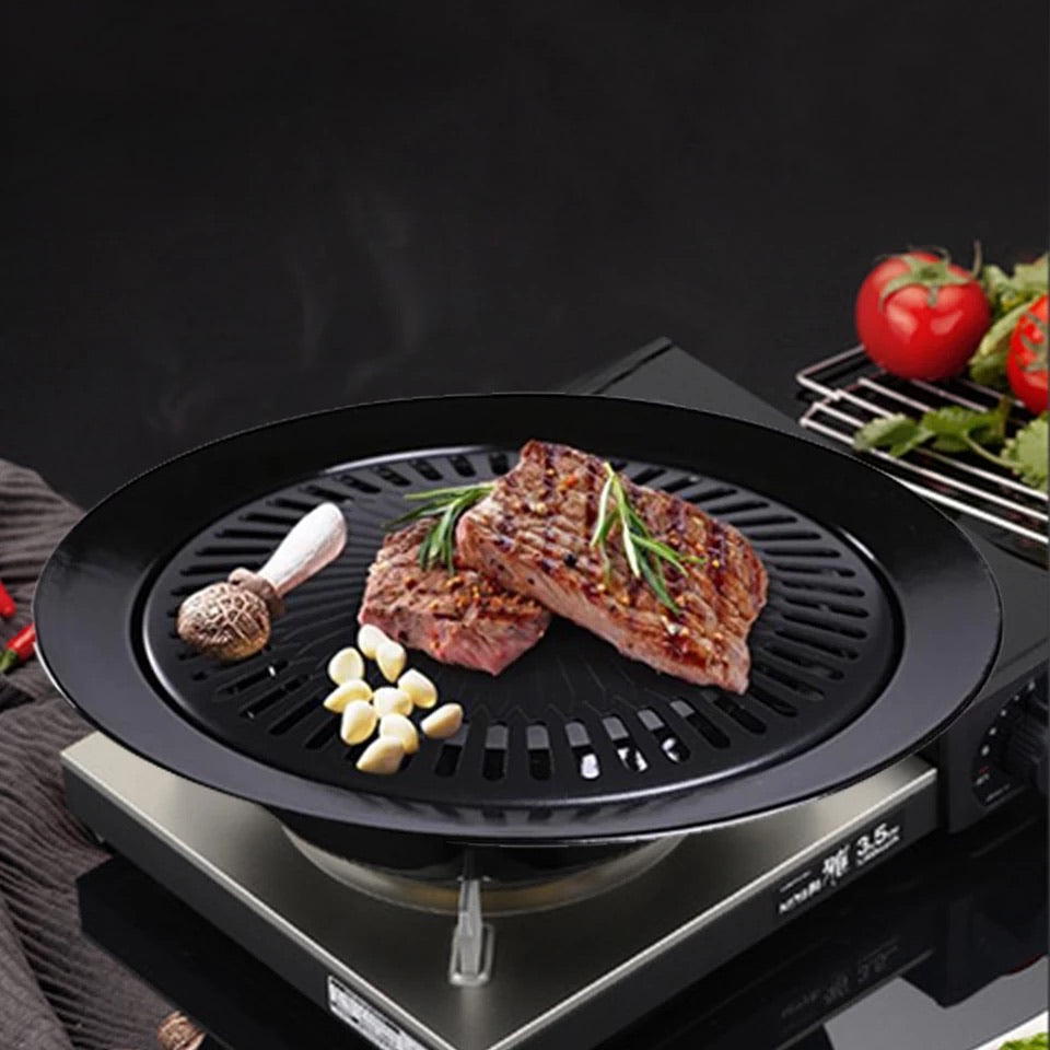 BBQ Grill Pan - Stove-Top BBQ Grill Pan