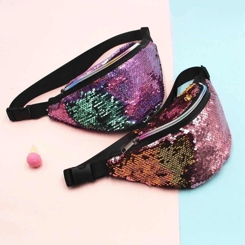 Women's Streetwear Solid Color Pu Leather Polyester Waist Bags