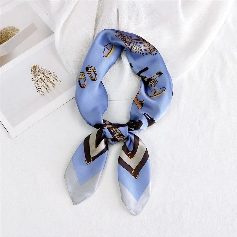 Small Square Scarf Neck Protector Korean Suit Small Scarf