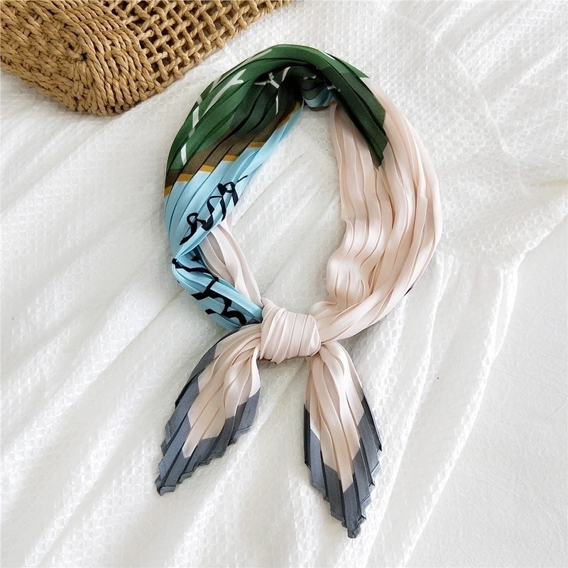 Thin Silk Small Square Scarf