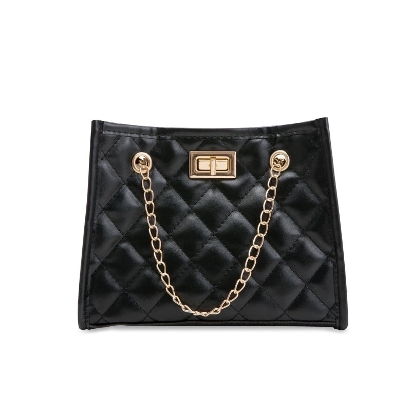 New Fashion Women's Solid Color Geometric Embroidered Bag
