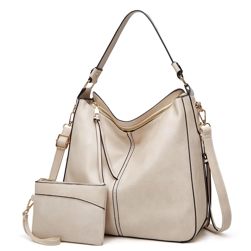 Women's Medium All Seasons Pu Leather Fashion Tote Bag
