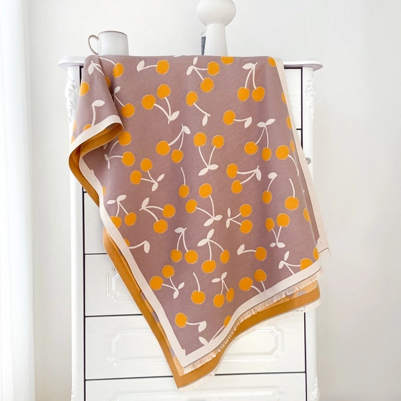 Women's Cute Sweet Cherry Polyester Scarf