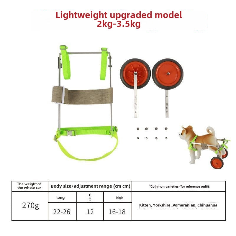 Hp Disabled Dog Wheelchair Dog Hind Limb Assist Big Puppy Universal Rehabilitation Aid Exercise Hind Leg Support