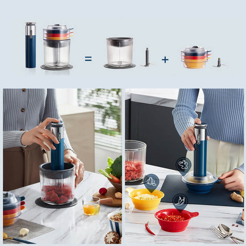 multifunctional electric small grinder with 4 bowl