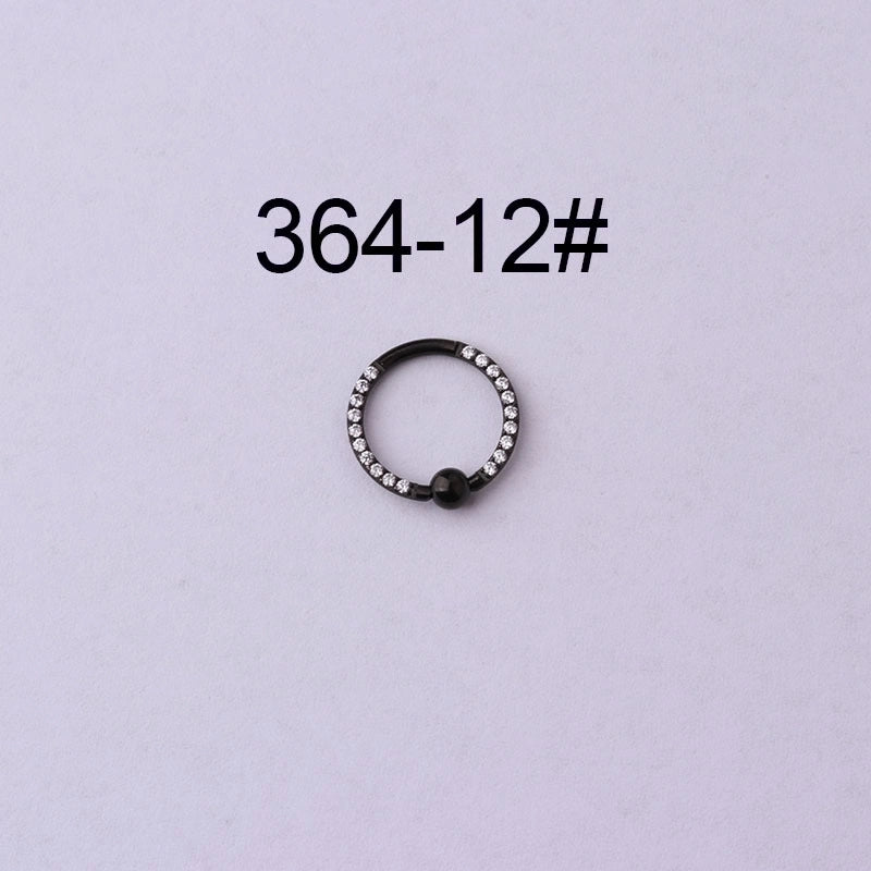 Ear Cartilage Rings & Studs Fashion Geometric 316L Stainless Steel  Plating