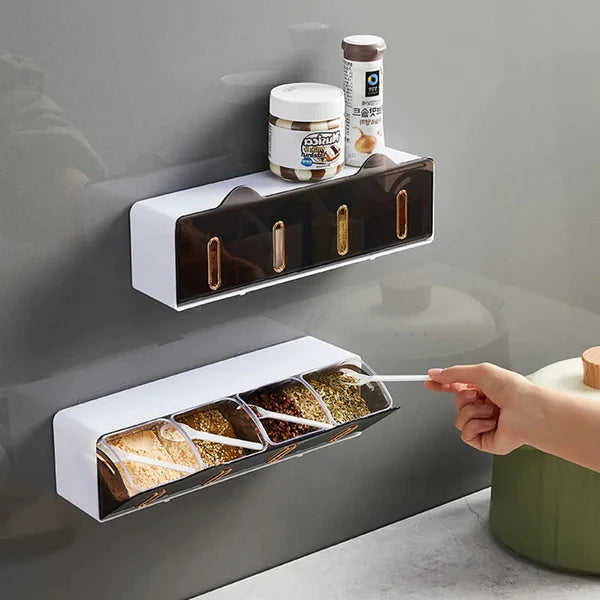 Kitchen luxury Wall Mounted Spice Box