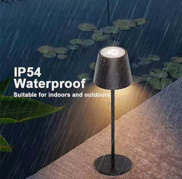 Modern Rechargeable LED Table Lamp - Touch Dimmable with USB-C Charging