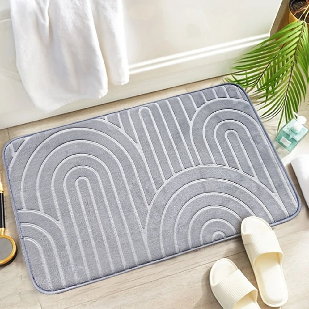 Concentric Arches Cashmere Bath Mat