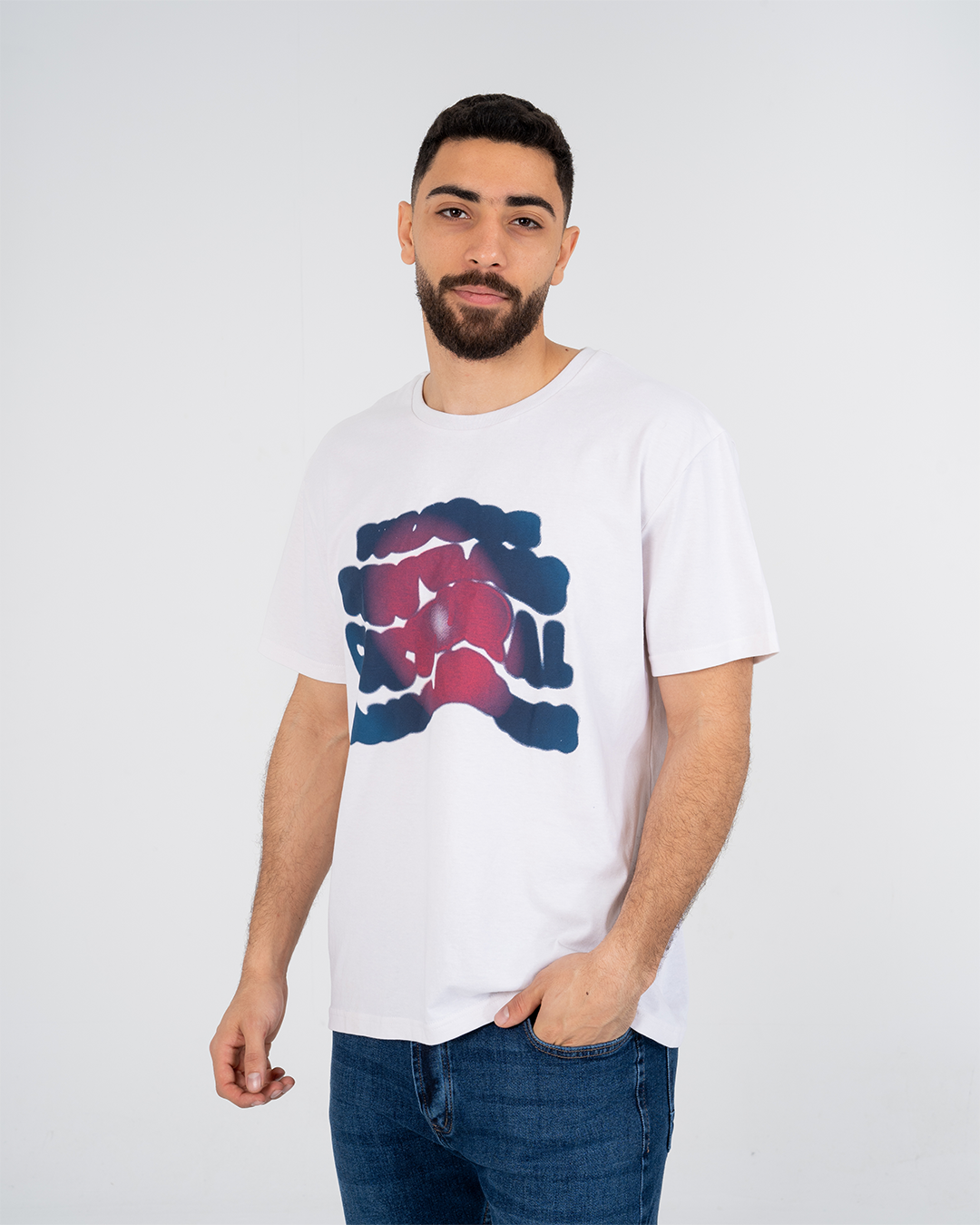Oversized Printed Mens T-shirt Printed
