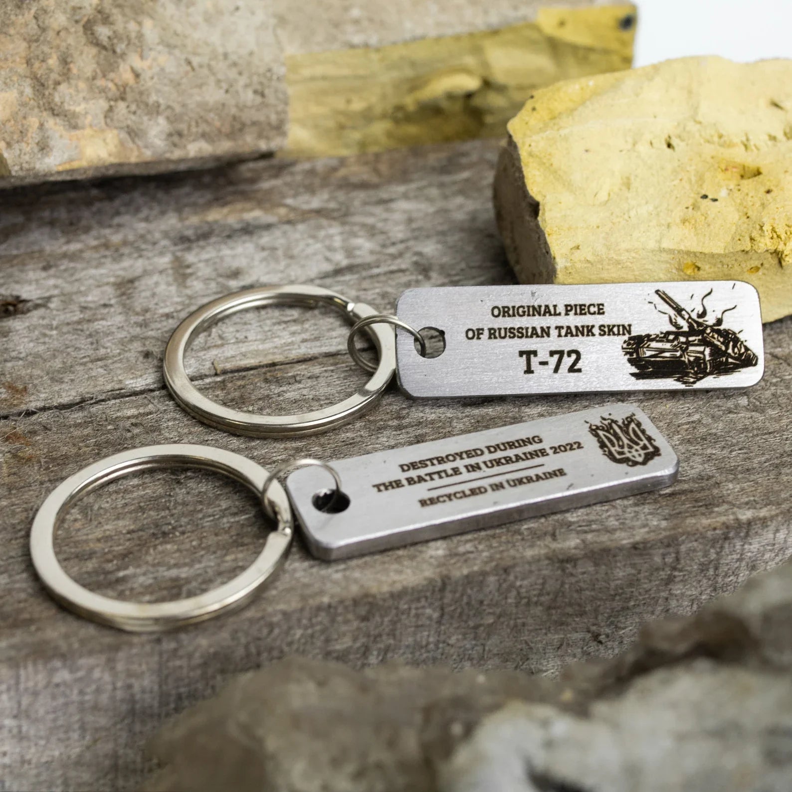tank keychain