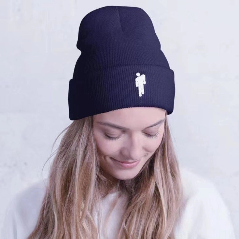 Women's Minimalist Classic Style Solid Color Eaveless Wool Cap