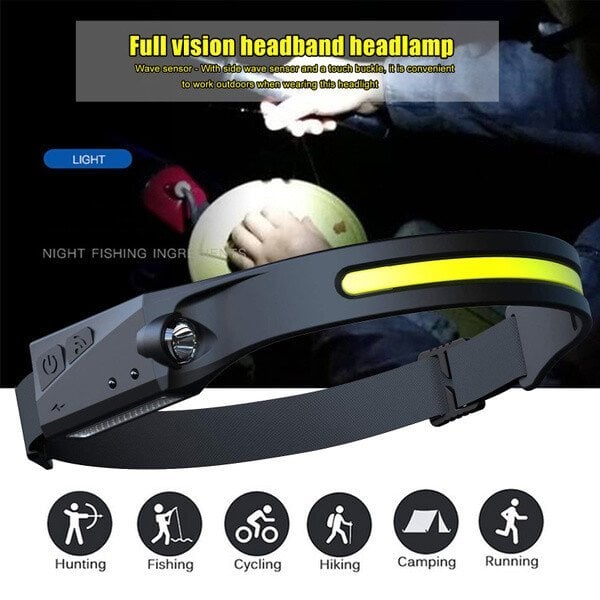 Super Bright Rechargeable Motion Sensor Waterproof LED Headlamp🎁【Buy 2 Get 1 Free. Buy 3 Get 2 Free!!! 】
