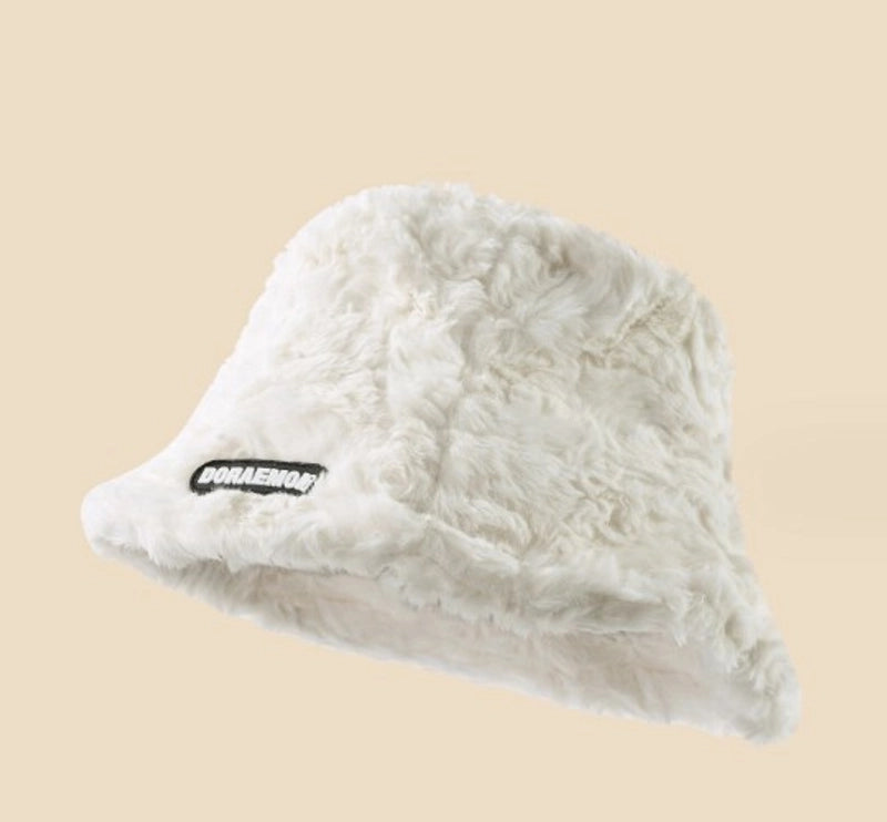 Women's Elegant Pastoral Letter Solid Color Curved Eaves Bucket Hat