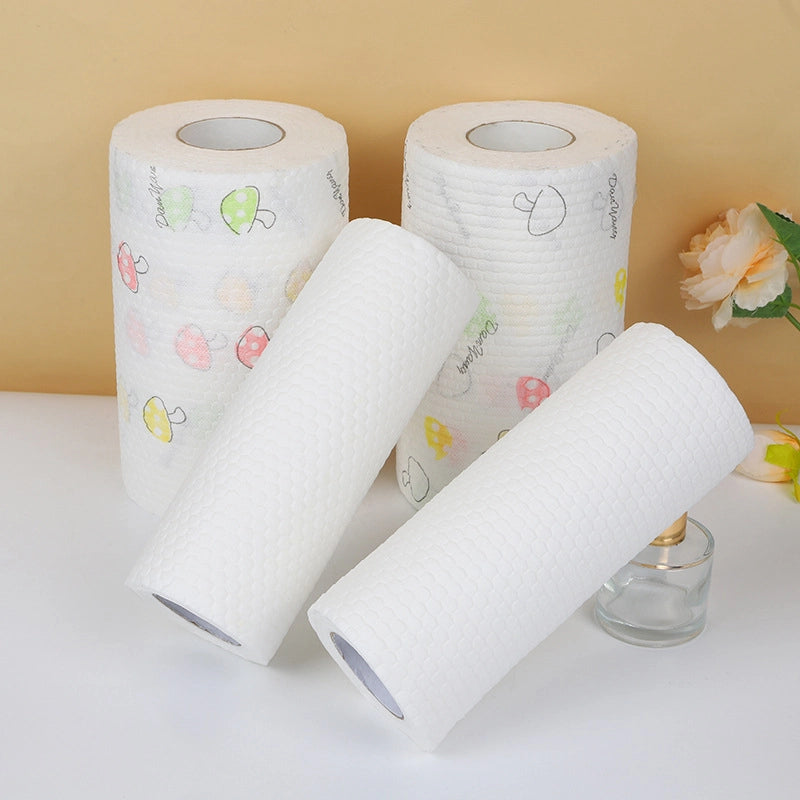 A Generation Of Washable Lazy Dishcloth Kitchen Wet And Dry Dual-use Cleaning To Oil Paper Disposable Dishwashing Cloth