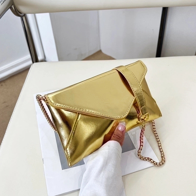 Laser Small Bag Women's Bag New Fashion Candy Color Small Square Bag Women's Chain Shoulder Bag Messenger Bag