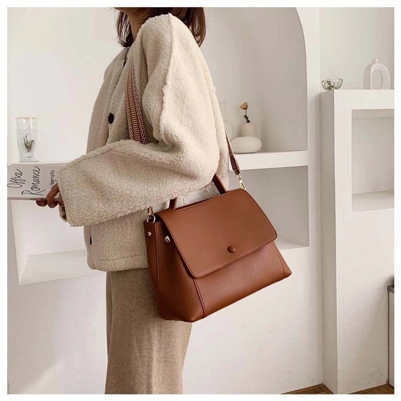 Medium Pu Leather Summer Fashion Four Seasons Large-capacity Crossbody Bags Handbags