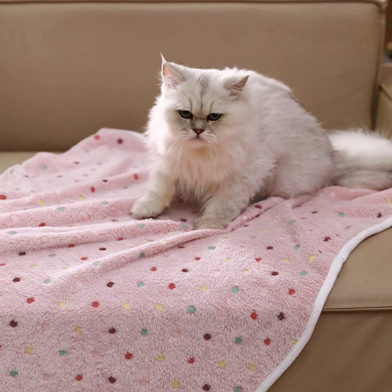 1 Pack 3 Blankets Super Soft Fluffy Premium Fleece Pet Blanket