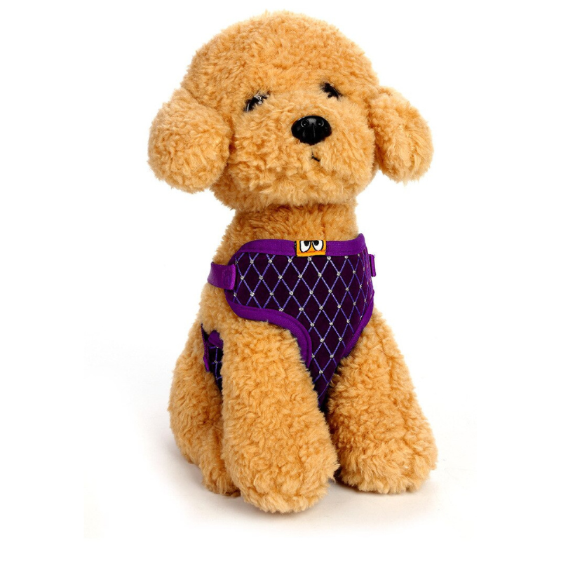 Rhinestone Mesh Dog Harness