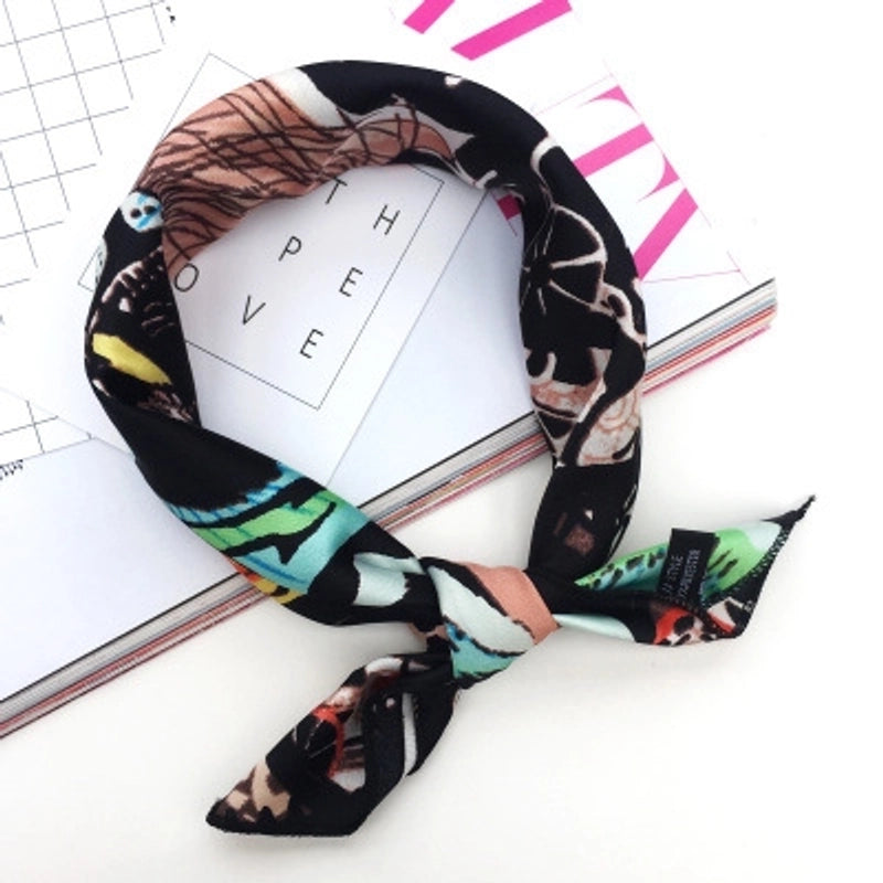 Cloth Scarf (1 Cartoon Navy)
