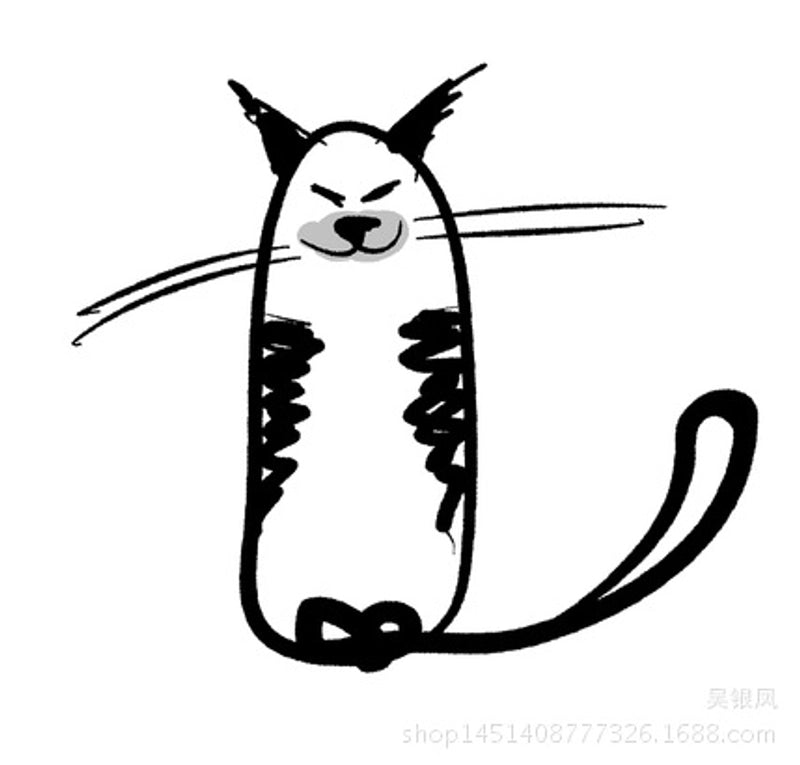 Small Dish Cartoon Ceramic Dish Sauce Vinegar Seasoning Dish Dish Cat Dish Flavor Dish