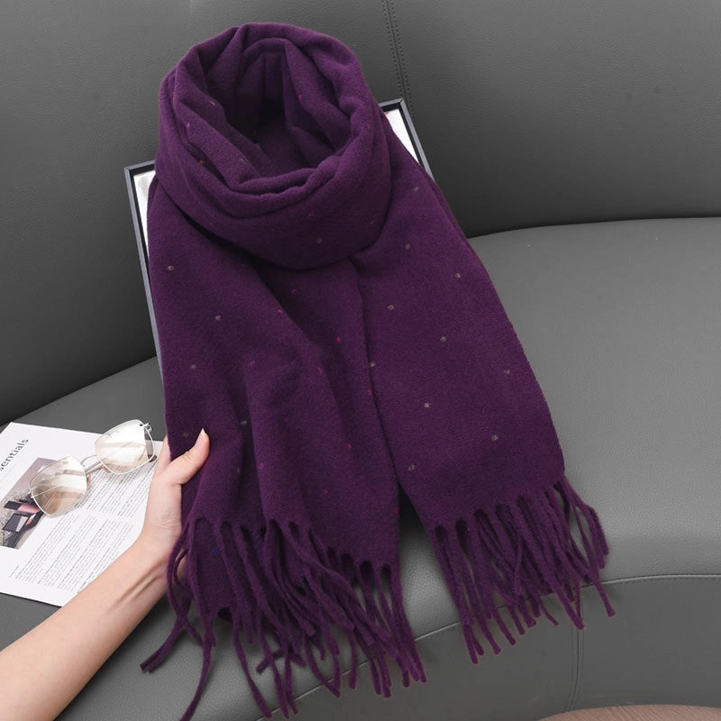 Women's Basic Solid Color Polyester Scarf