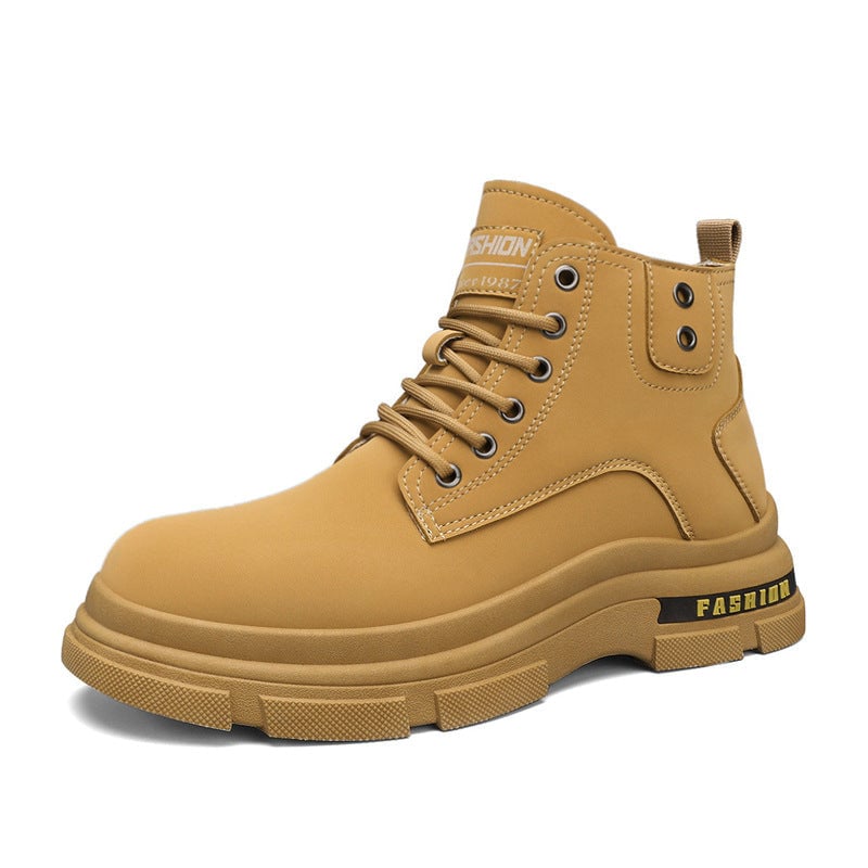 Men's High-top Lace-up Thick-soled Martin Boots