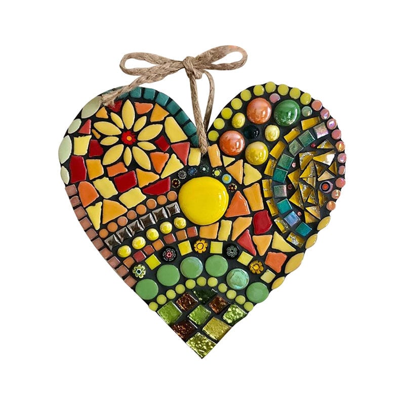 💗Large Garden Mosaic Heart Decoration