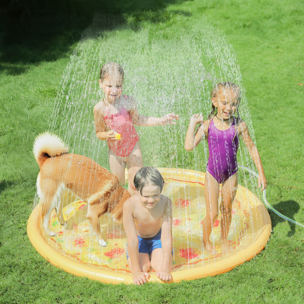 Ice Cream Children Splash Play Mat Dog Sprinkler Pad