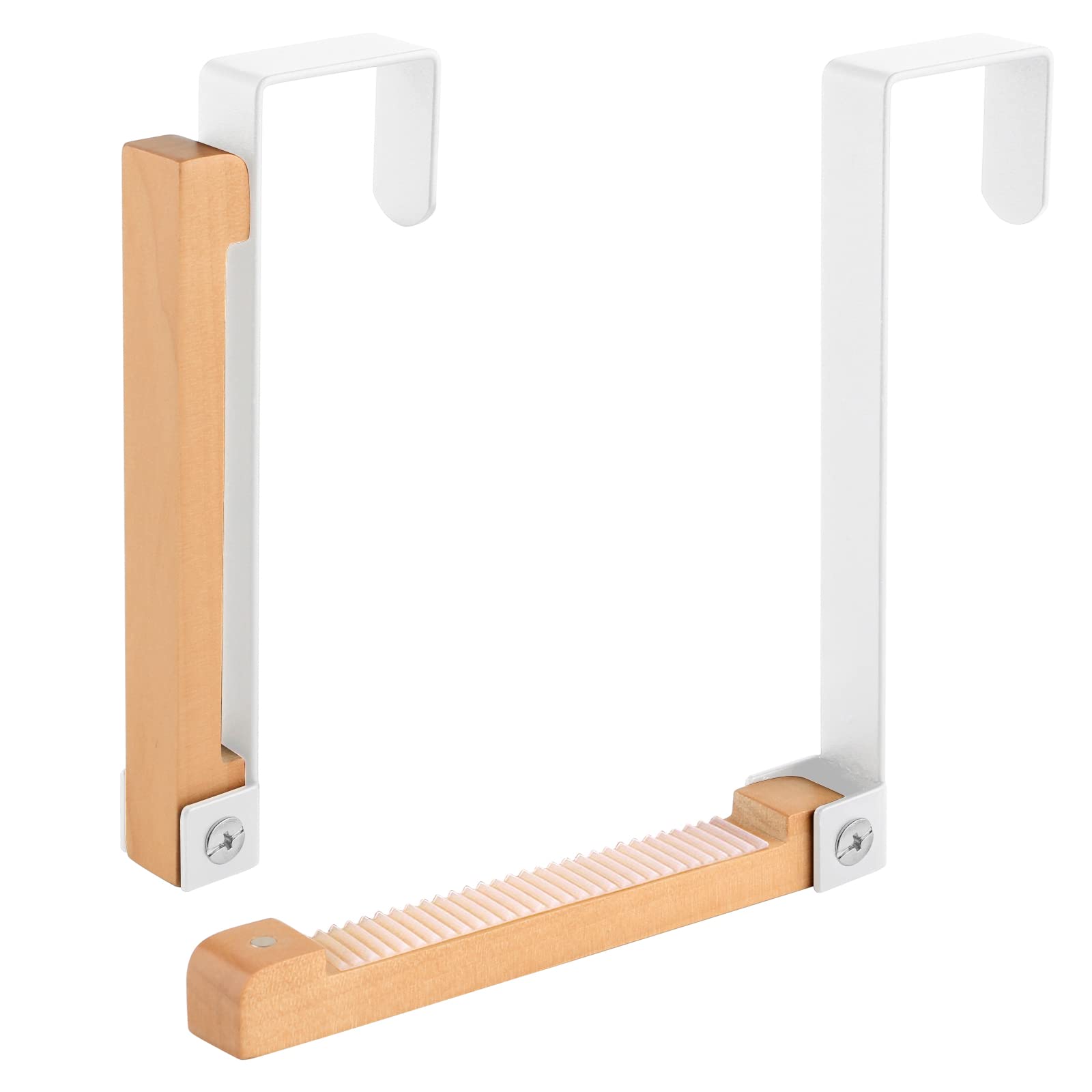 2023 NEW YEAR SALE - Foldable Wood Over The Door Hooks