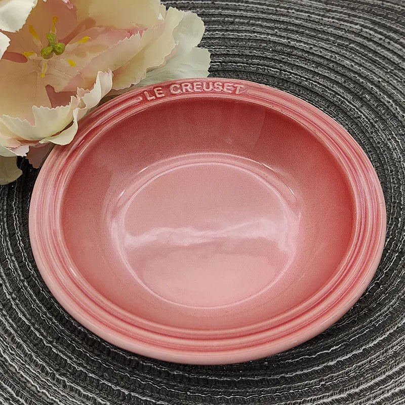 Color ceramic 6-inch pre meal tray. cat tray. dog tray. cervical spine protection. anti blackening chin. drinking water tray