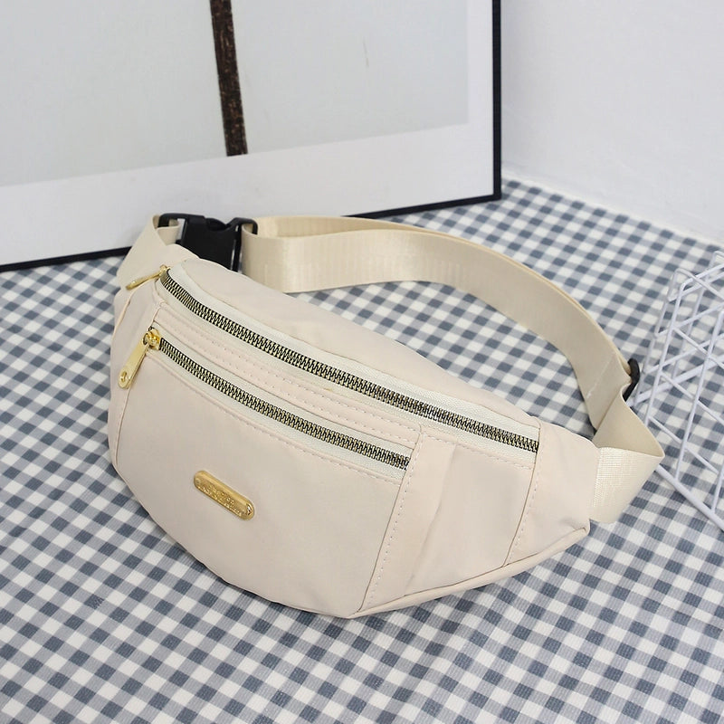 Women's Streetwear Solid Color Nylon Waist Bags