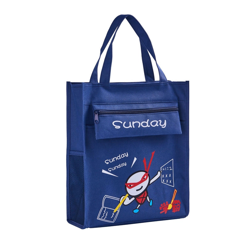 Unisex Cute Cartoon Oxford Cloth Waterproof Shopping Bags