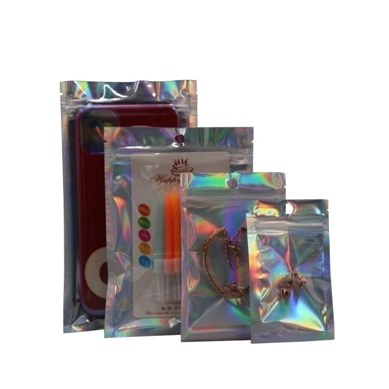 100 Pieces Minimalist Solid Color Plastic Storage Bag