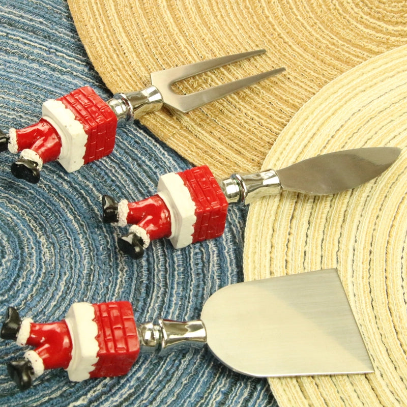 Christmas Cute Santa Claus 304 Stainless Steel Tableware 1 Piece