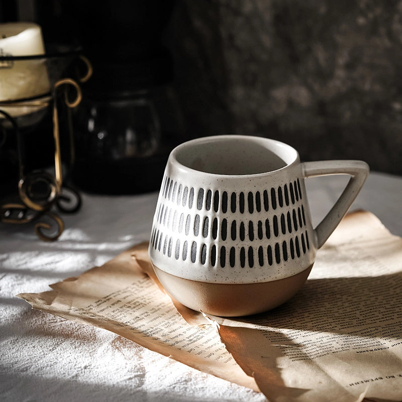 Casual Vacation Solid Color Ceramics Mug 1 Piece