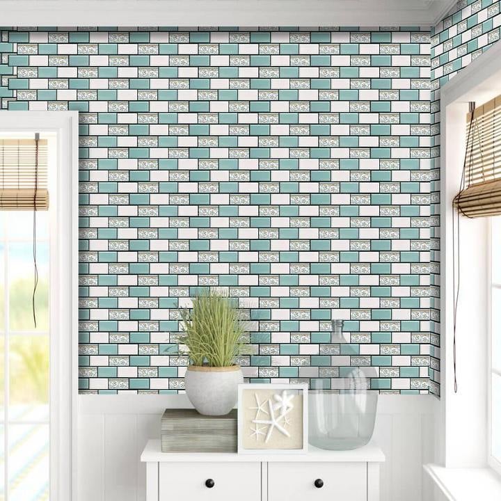 🎉2023 New Year Sale - 30% Off - 10Pcs 3D Peel and Stick Wall Tiles(12x12 inches)