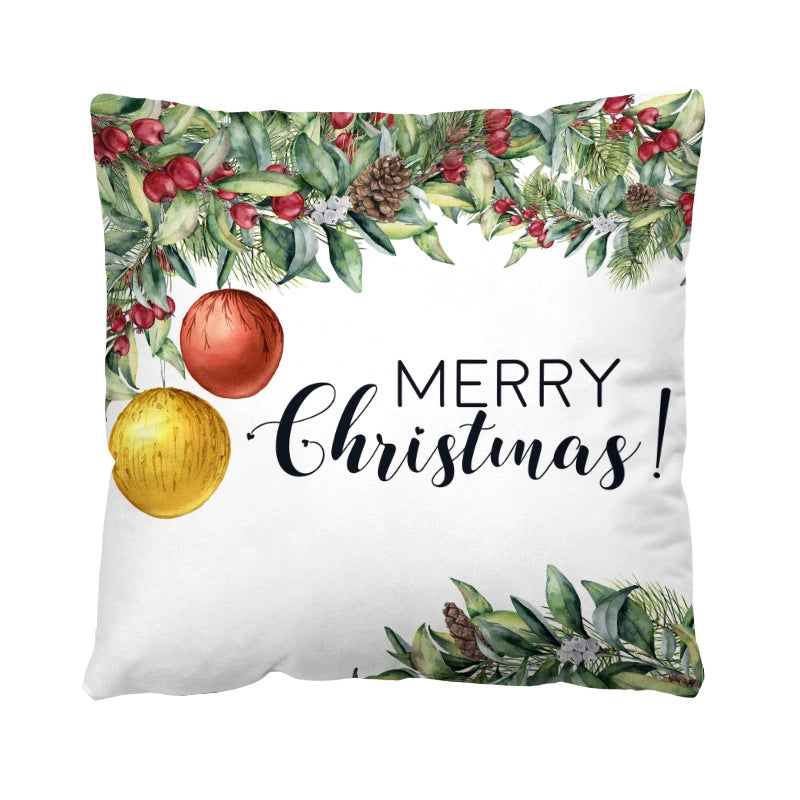 Casual Vacation Letter Short Plush Pillow Cases