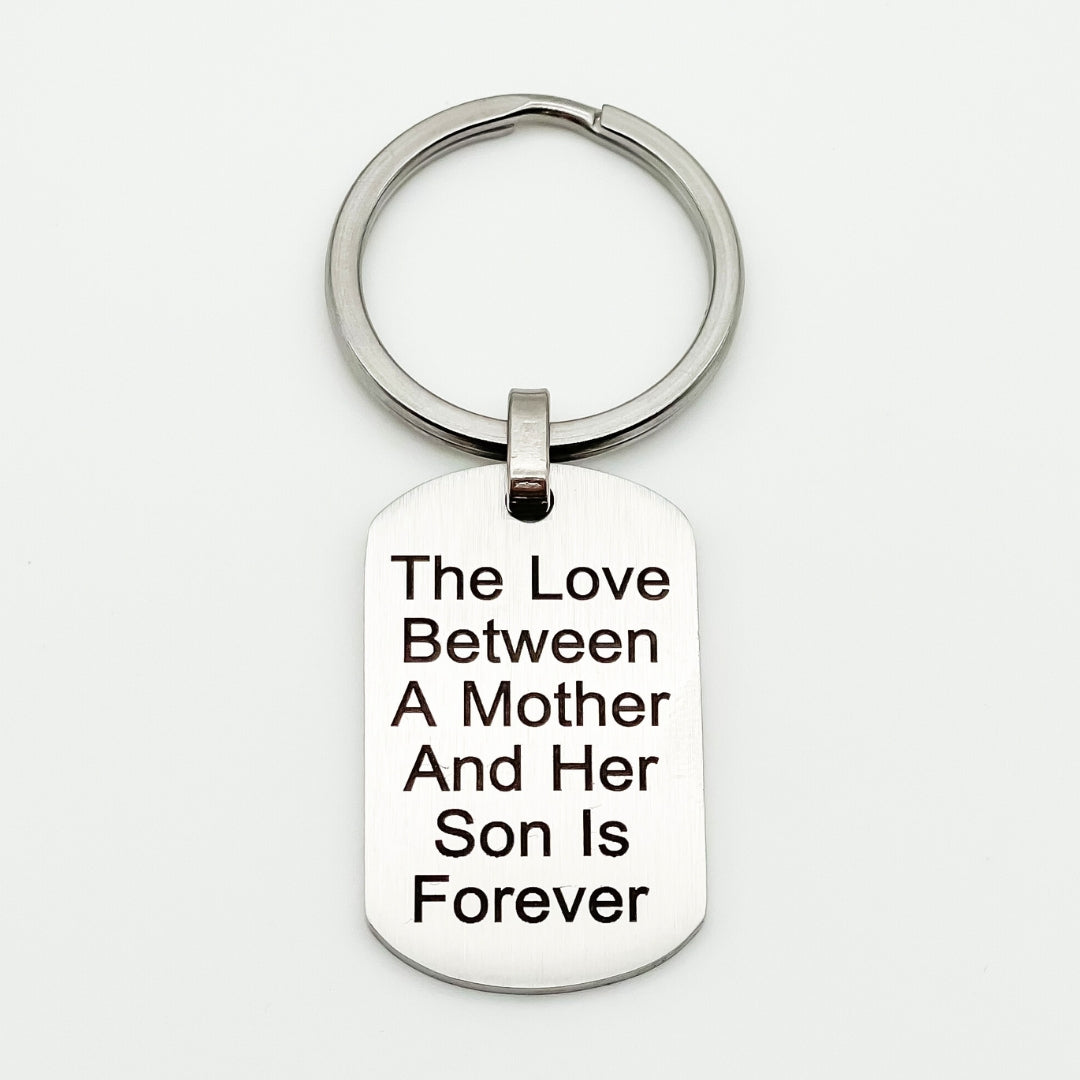 Mother Son Eternal Love Bracelet & Keychain