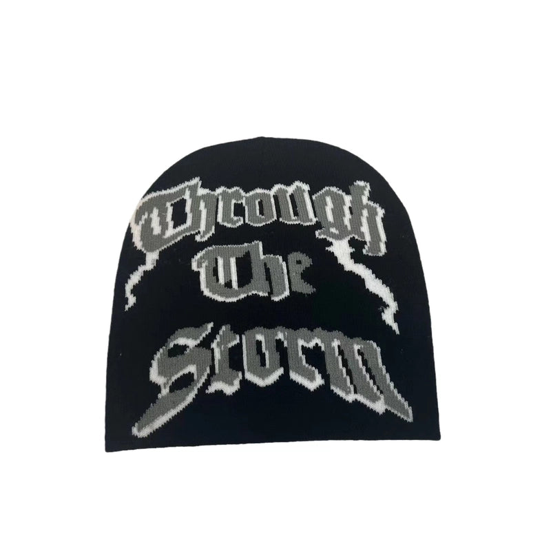 Women's Hip-hop Letter Printing Eaveless Wool Cap