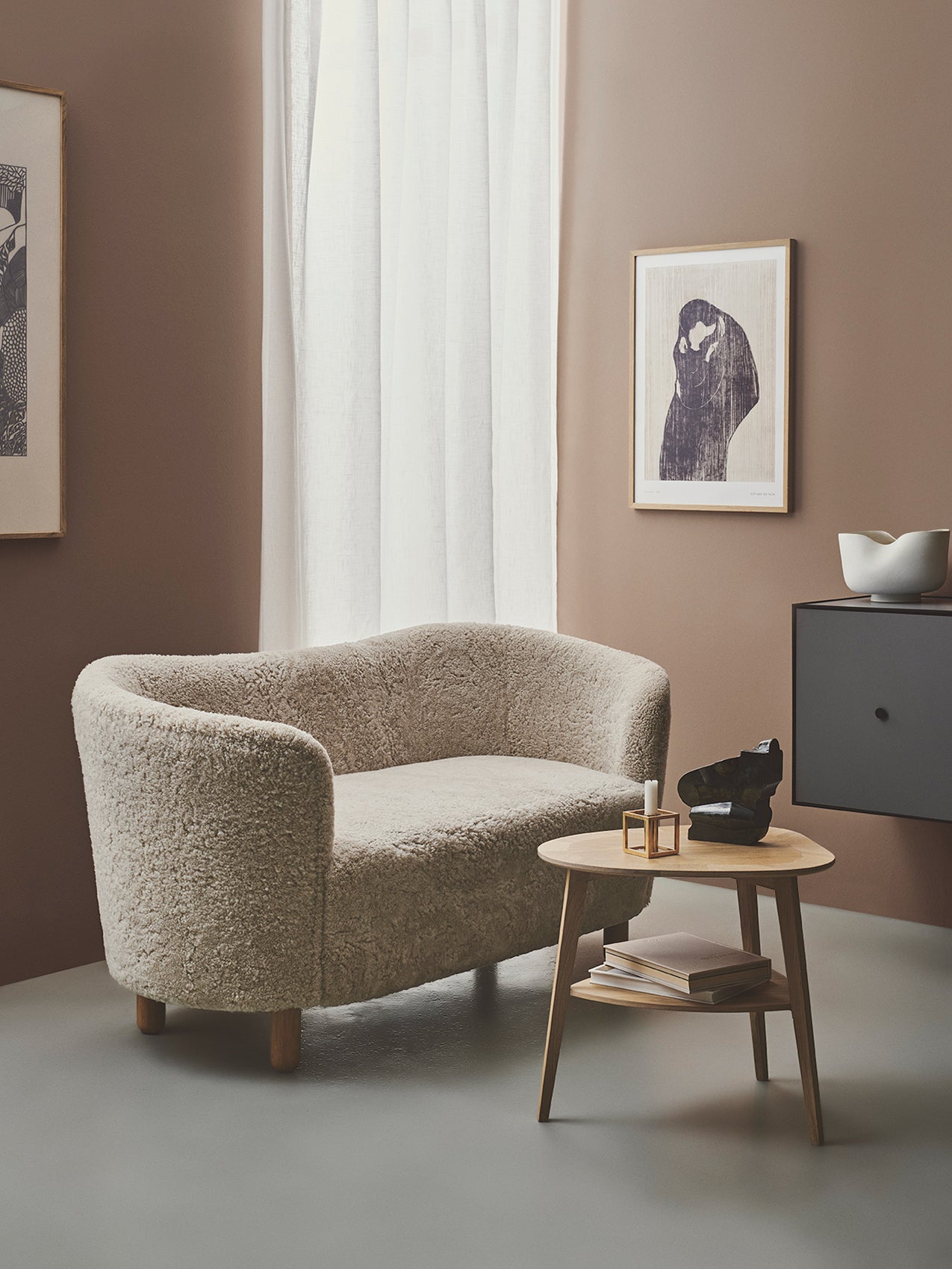 Mingle Sofa. Sheepskin