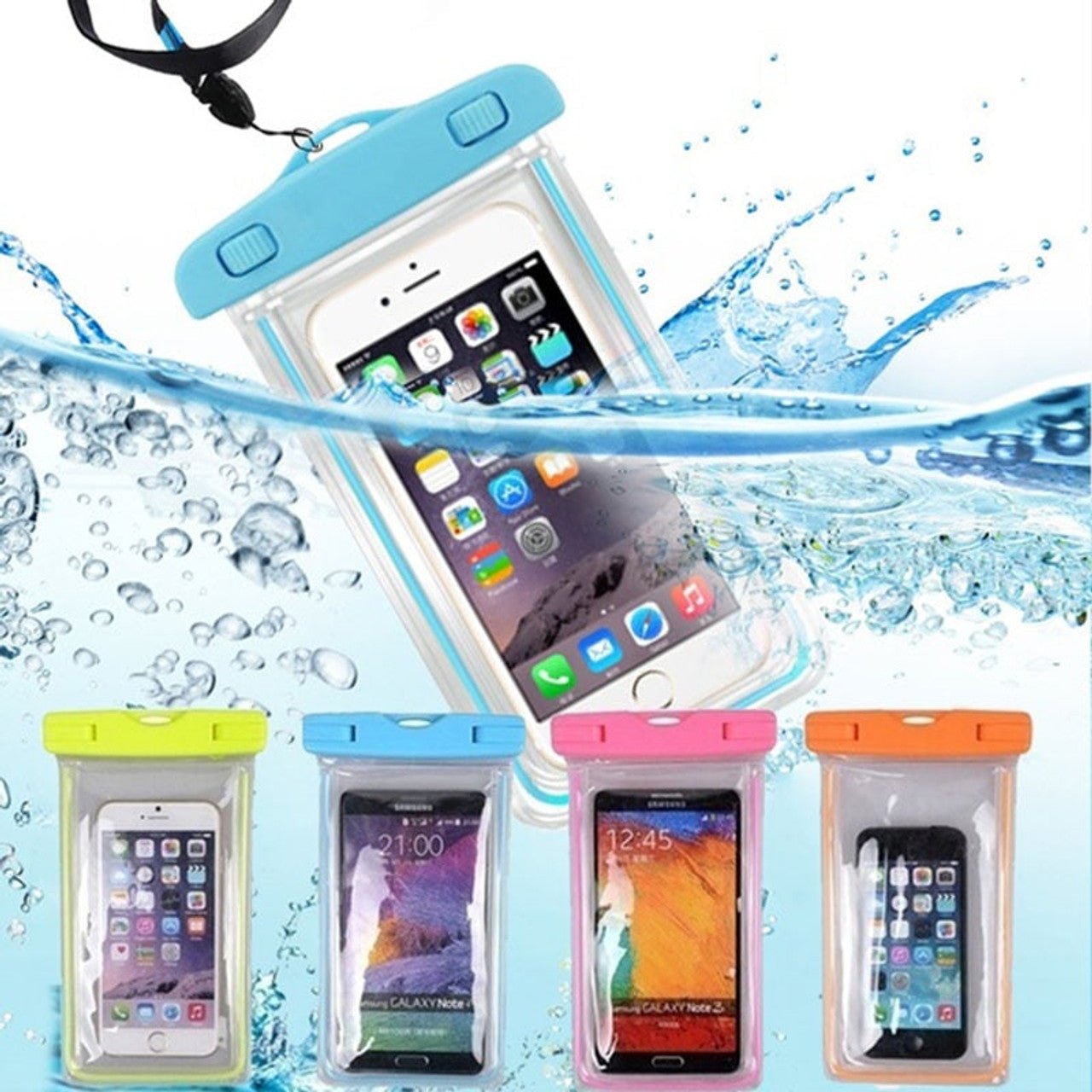 Waterproof Transparent Mobile Cover