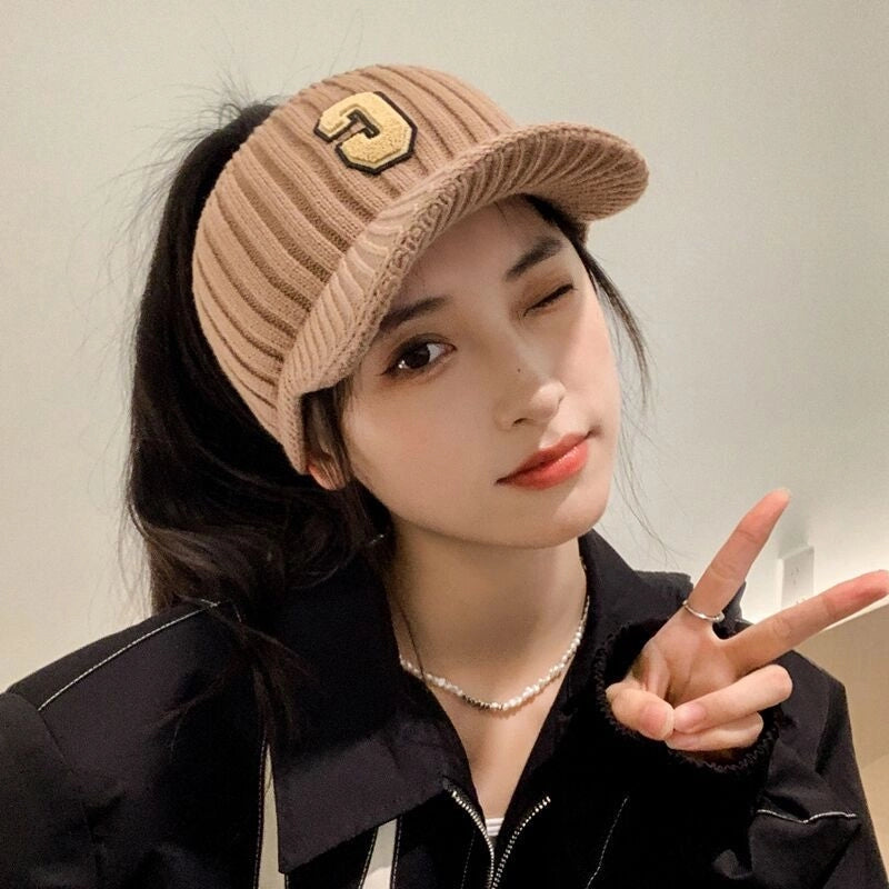 Women's Casual Letter Curved Eaves Baseball Cap