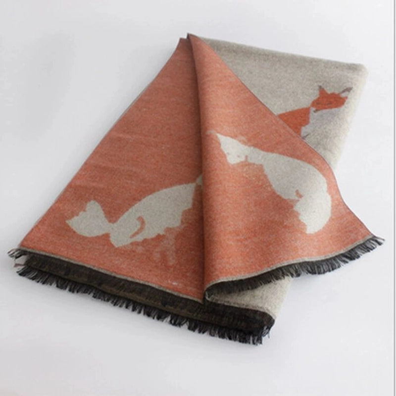 Women's Elegant Basic Animal Imitation Cashmere Scarf