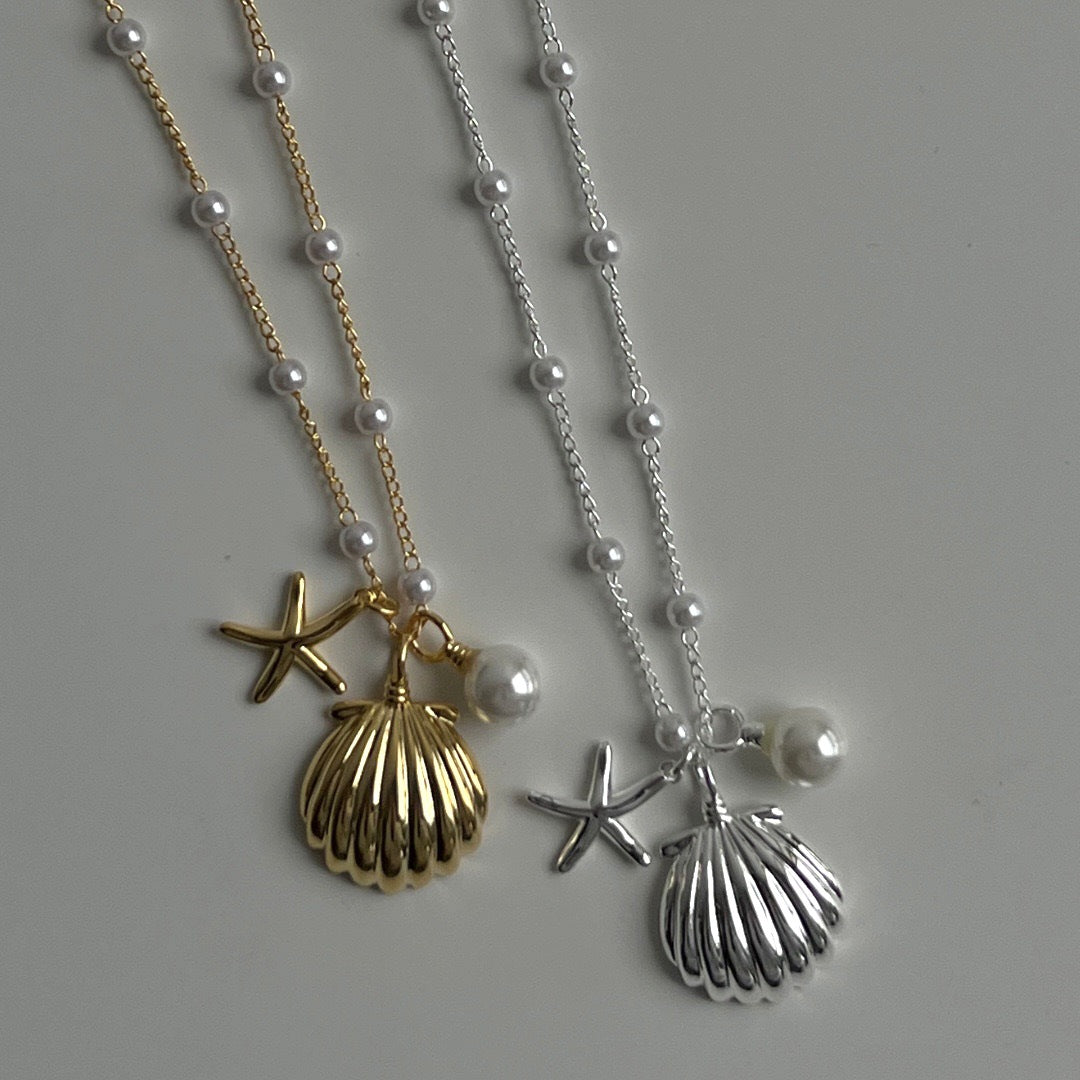 Cute & Edgy Shell Copper Electroplating Necklaces