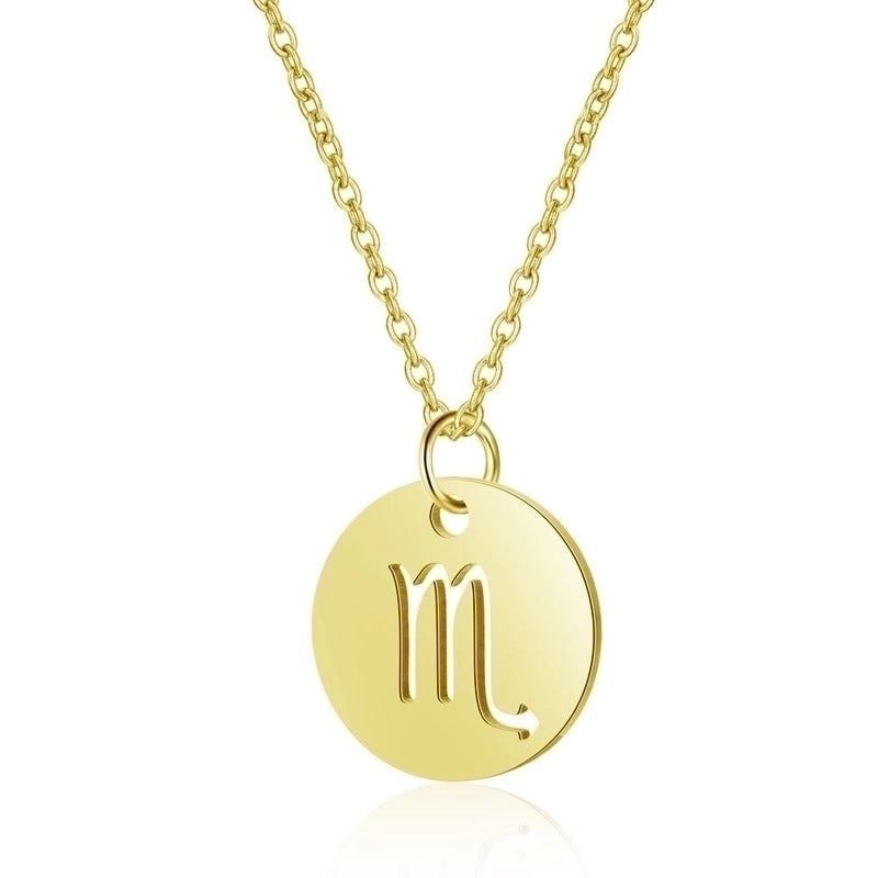 Minimalist Constellation 201 Stainless Steel 18K Gold Plated Polishing Pendant Necklace