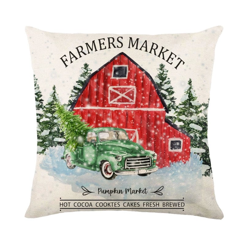 Casual Vacation Letter Linen Pillow Cases