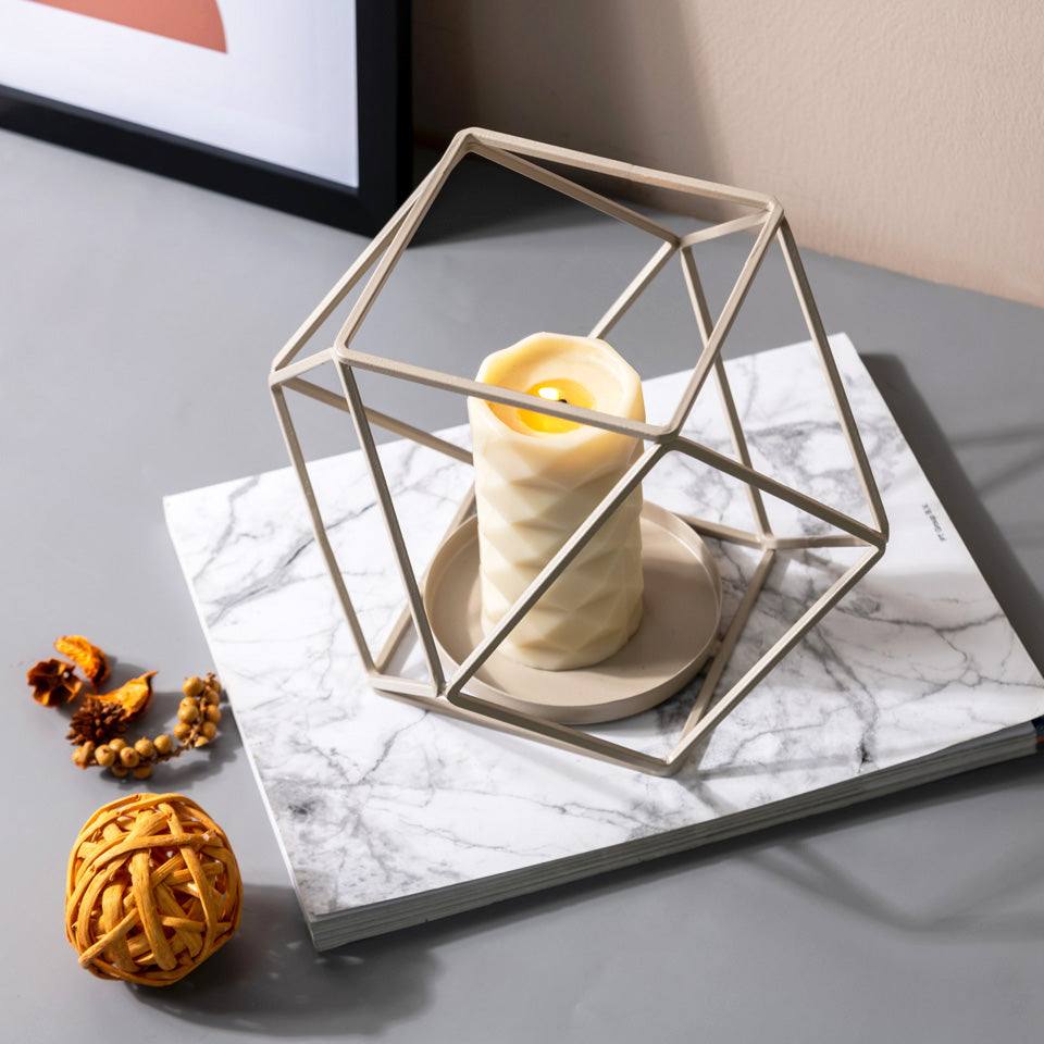 Spectrum Candle Holder - Taupe