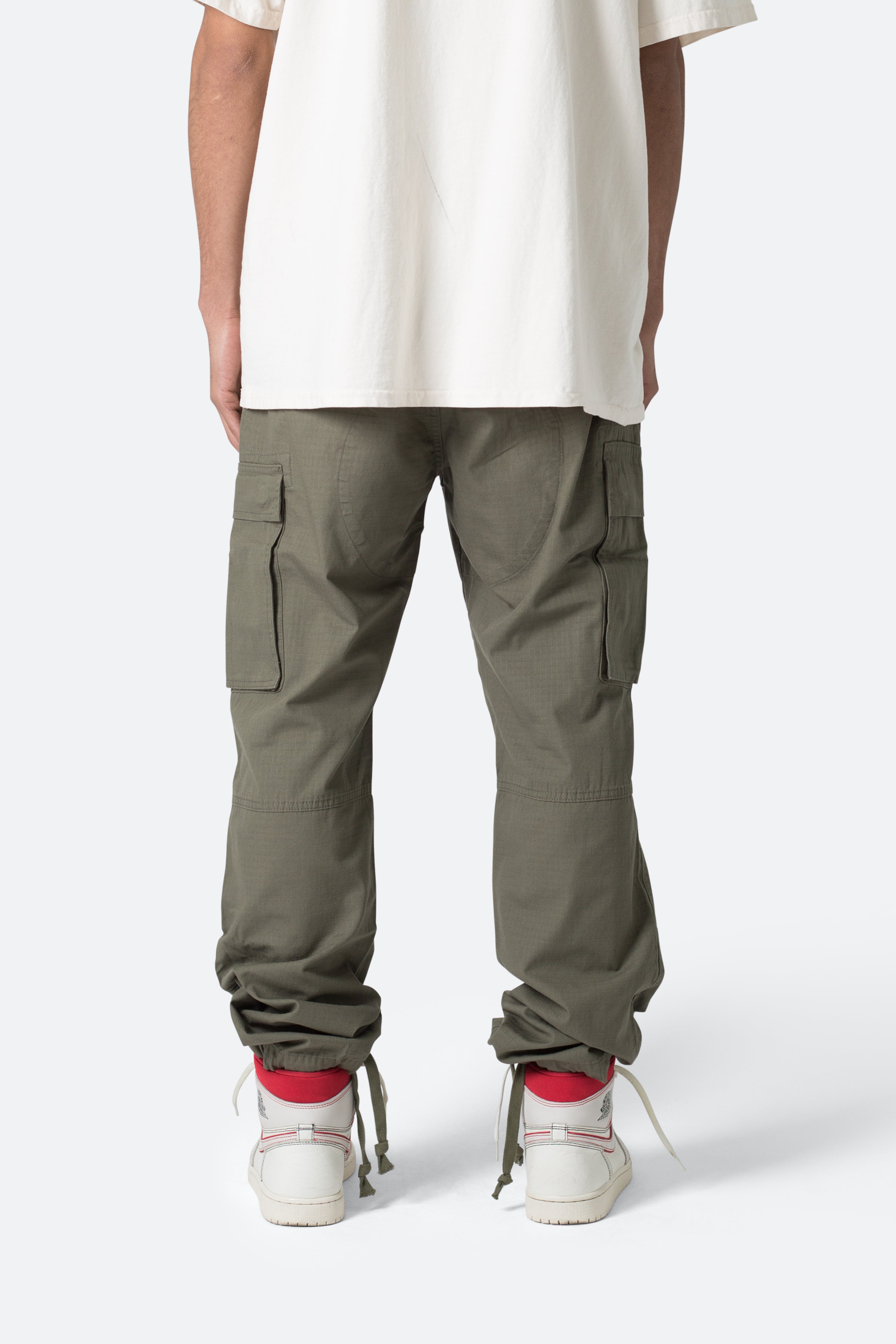 Vintage Cargo Pants - Olive