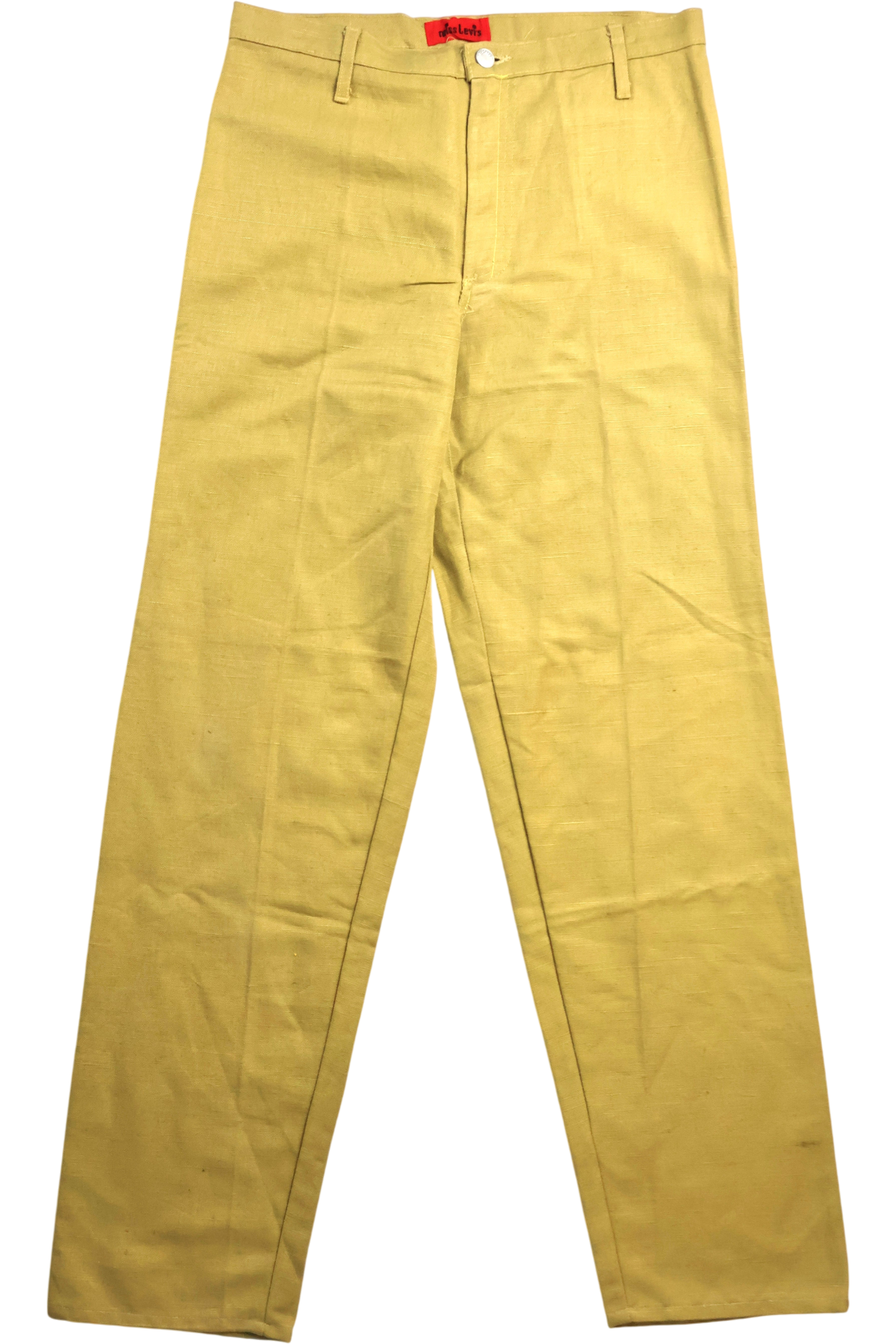 1960s Miss Levi Yellow Denim Jeans